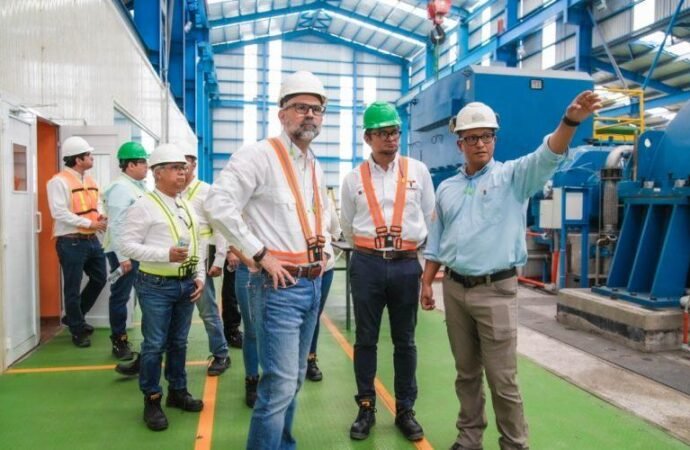 Visita SEDENER construcción de central de cogeneración de energía en Ciudad Mante