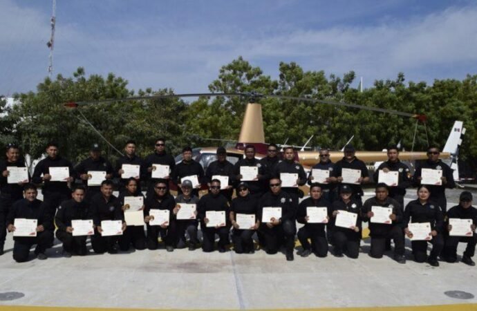 Concluye Guardia Estatal décimo bloque del Curso de Medicina Táctica Policial