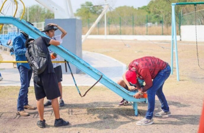 Trabajan ITJUVE y SEBIEN en beneficio de los parques