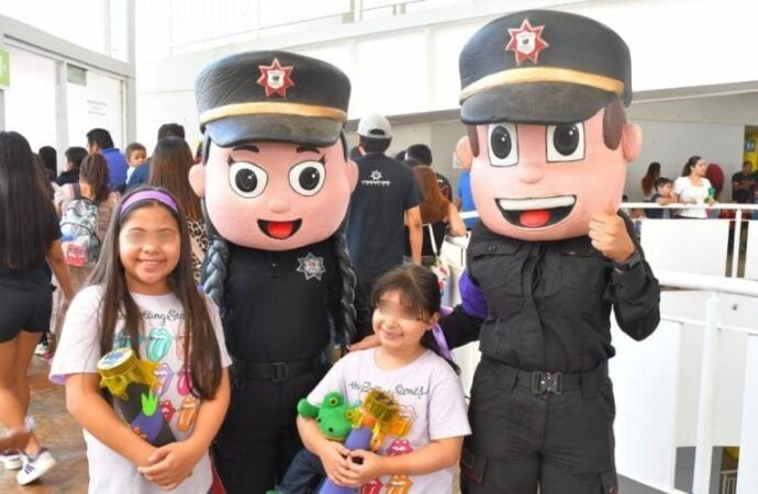 Guardia Estatal se une al TAMUX para celebrar a la niñez tamaulipeca