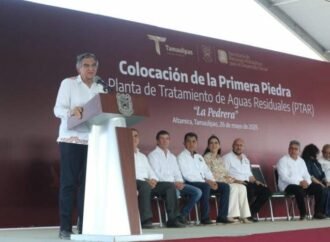 Tendrá Altamira nueva Planta Tratadora de Aguas Residuales; Américo pone primera piedra