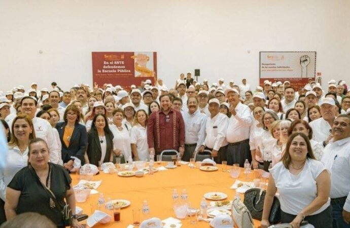 Fortalecen SET y SNTE lazos de cooperación y respeto mutuo