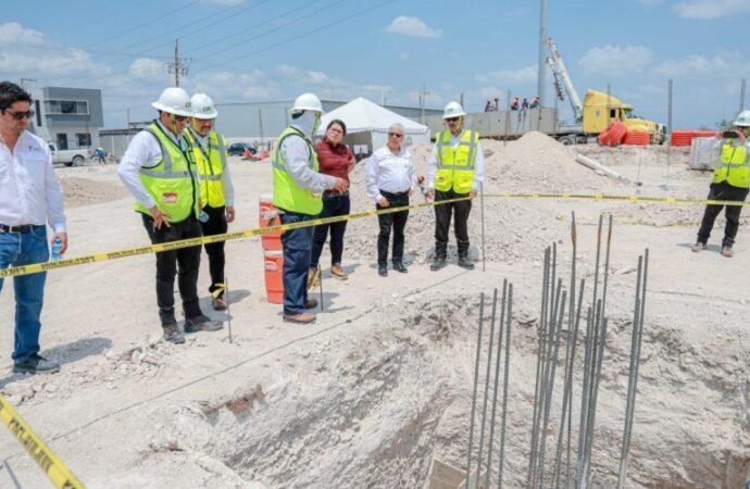 Supervisa SEDENER construcción de la Subestación Eléctrica Santander Banco I en Reynosa