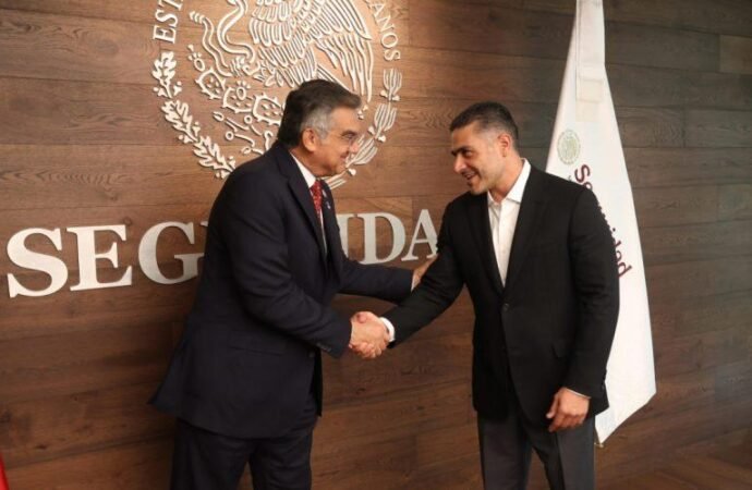 Presenta gobernador avances de seguridad en Tamaulipas a García Harfuch