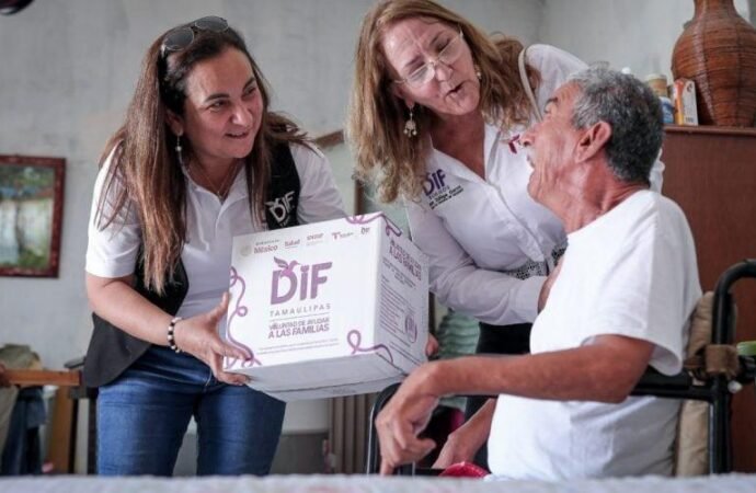 Beneficia DIF Tamaulipas a 66 mil 300 personas con la segunda entrega de canastas alimentarias