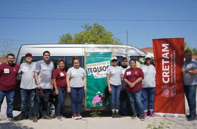 Realiza CRETAM jornada en el marco de los Tequios por la Paz y contra las Adicciones