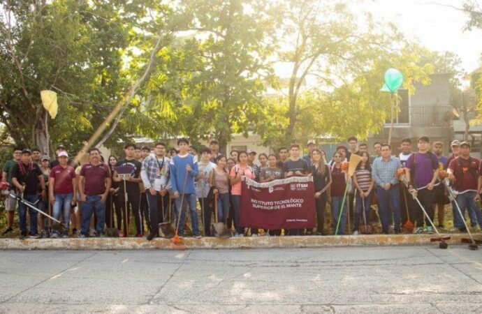 Promueven estudiantes del Instituto Tecnológico de El Mante la conservación de su entorno ambiental