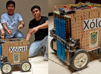 ¡Orgullo mexicano! Xólotl, el robot diseñado para limpiar playas que crearon alumnos del INAOE