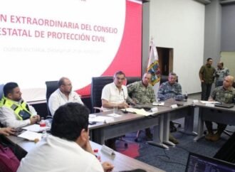Ordena gobernador Américo Villarreal reforzar acciones preventivas ante tormenta Barry; se esperan fuertes lluvias