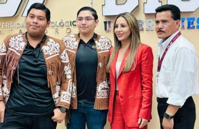 Destacan estudiantes de la UT Matamoros: ganan medalla de plata en Infomatrix 2025