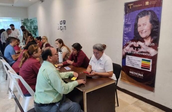 Realiza Salud tamizaje cardiovascular para fortalecer aplicación «Emergencias en Salud»