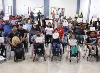 Realiza DIF Tamaulipas segunda capacitación y donación de sillas de ruedas para personas discapacitadas