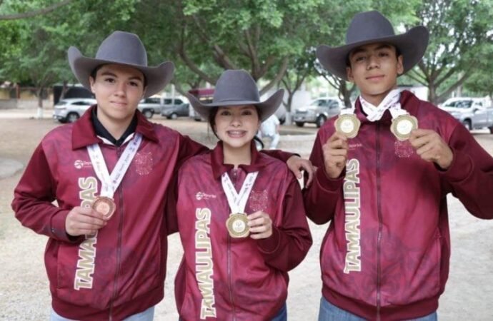 Arranca Tamaulipas con fuerza en el rodeo: tres oros y un bronce en Olimpiada Nacional CONADE 2025