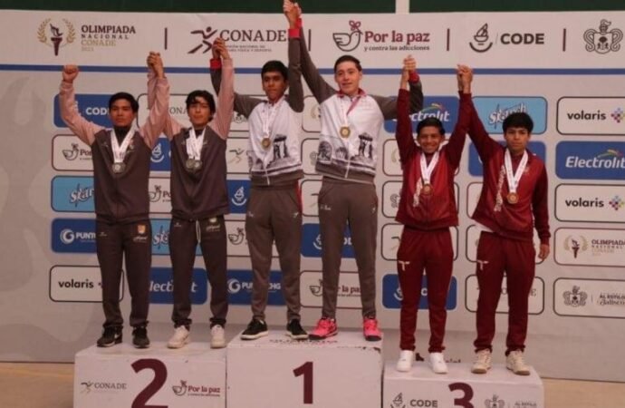 Buena cosecha de medallas para Tamaulipas en frontón durante la Olimpiada Nacional CONADE 2025