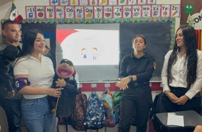 Imparte Guardia Estatal de Género taller “Aprendiendo los Valores” a estudiantes de Ciudad Victoria