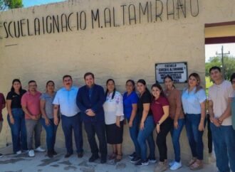 Visita secretario de Educación primaria multigrado en Villagrán