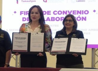 Firman SEDUMA y Nuevo Laredo alianza por un futuro más verde