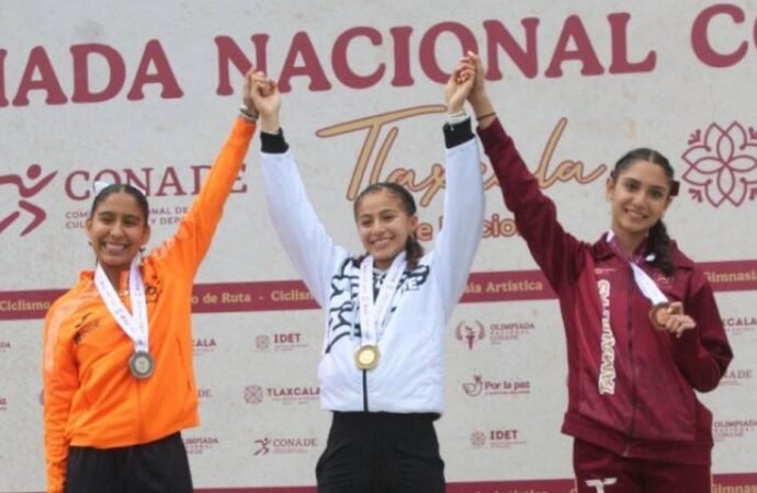 Mariela González gana medalla de bronce para Tamaulipas en los 100 metros de la Olimpiada Nacional